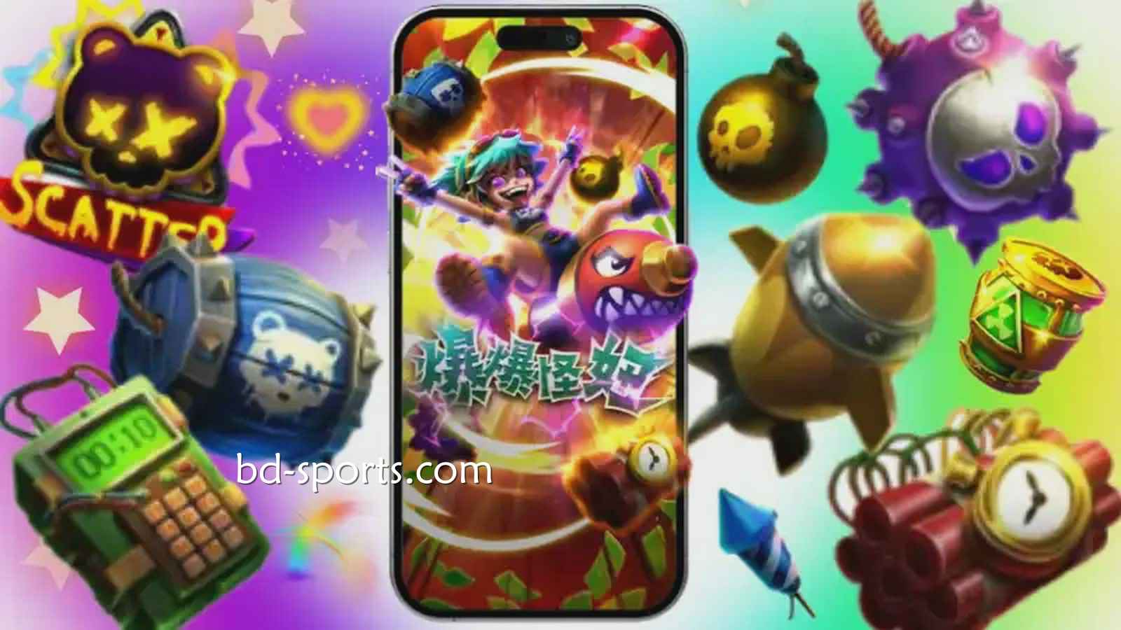 《爆爆怪妞》老虎机奖金最高达51000倍，熊猫玩家一定得玩！！！